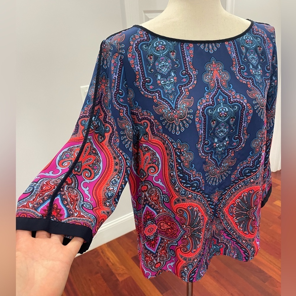Adrianna Papell 3/4 Sleeve Blouse - Picture 2 of 8